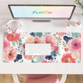 Colorful Star Large Mouse Pad, Women Girls PU Leather Waterproof Gaming Mousepad by ColorfulStar