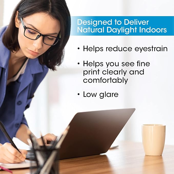 OttLite Soft Touch LED Desk Lamp, 3 Brightness Settings - Image 4