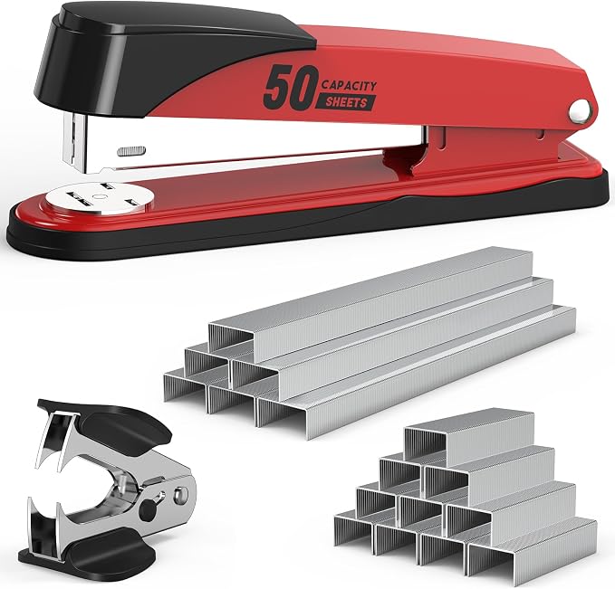 Metal Stapler Heavy Duty 50 Sheet Capacity by swihauk