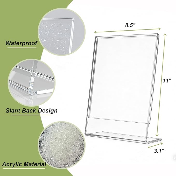 Acrylic Sign Stand Holders - Image 3