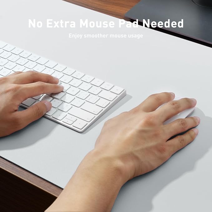 Aothia Leather Desk Pad Protector, Office Desk Mat, Large Mouse Pad, Non-Slip - Image 3