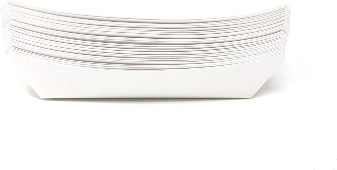 Mr Miracle 7 Inch Paper Hot Dog Tray in White. Pack of 100. Disposable - Image 8