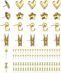 KEYDUACU 100 Pcs Gold Push Pins Set, Metal Thumb Tacks, Decorative Push Pins by KEYDUACU