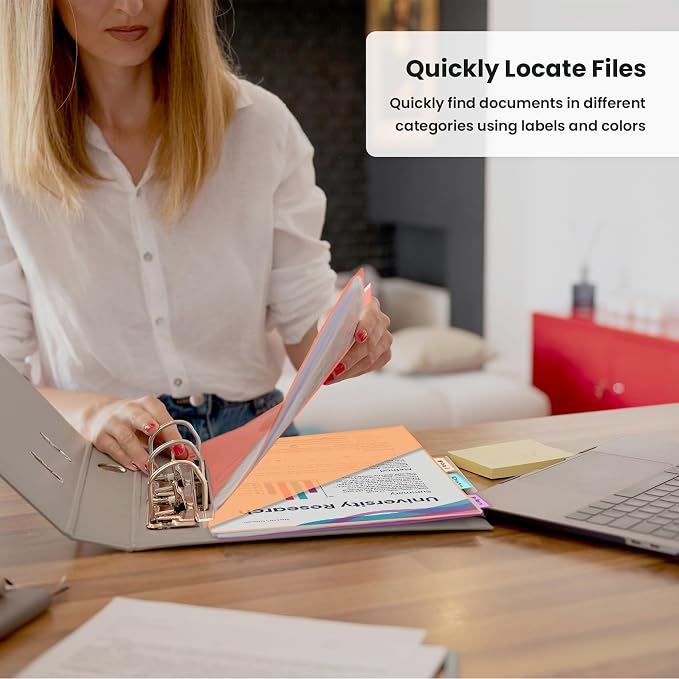 Taja 16 Count Dividers for 3 Ring Binder - Image 7