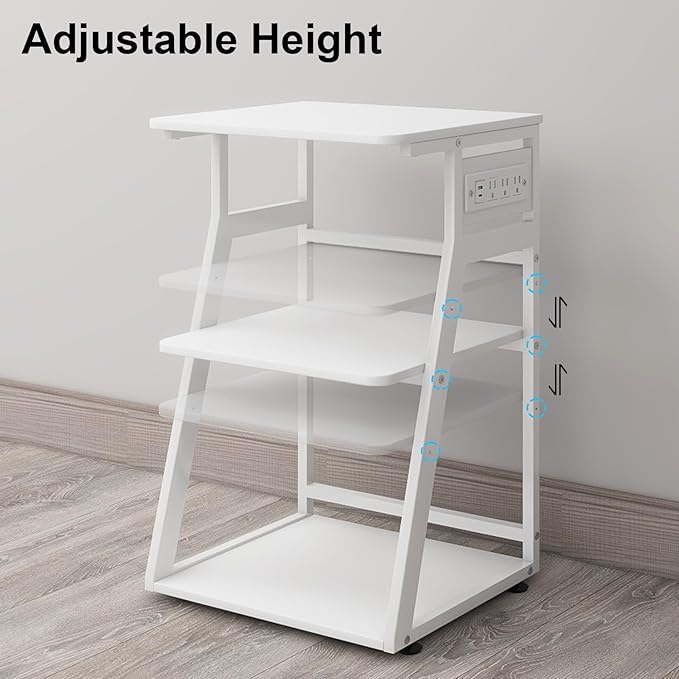 Natwind 3 Tier Printer Stand, 19.7"x15.7", - Image 4