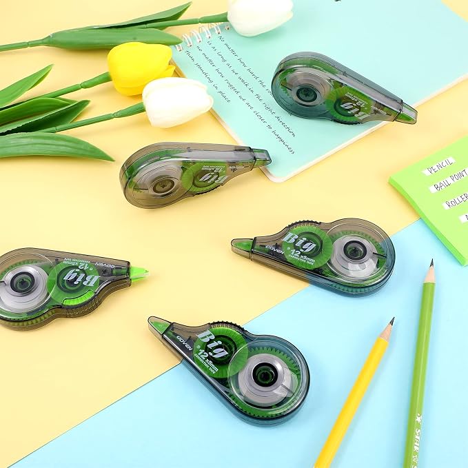 Yexiya 24 Pieces Correction Tapes Original Correction Wide Eraser Applicator - Image 5