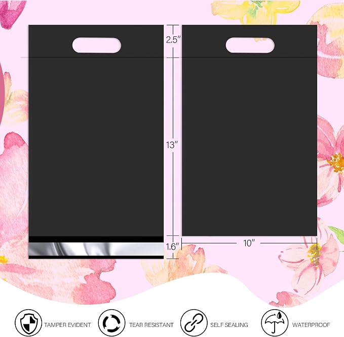 Poly Mailers 10x13 inch 100 Pcs, Upgrade Design Tamper Proof Mailers Poly Bags - Image 2