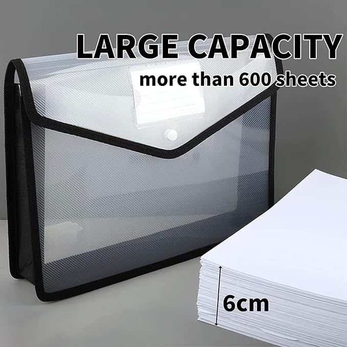 YoeeJob Plastic File Folders Legal Size Expandable Document Folder - Image 3