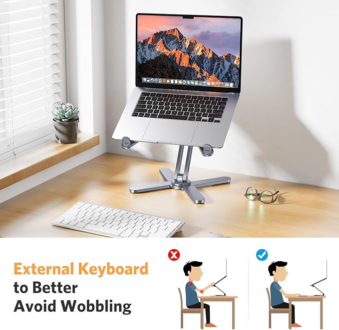 OMOTON 360° Rotating Laptop Stand Riser - Image 4