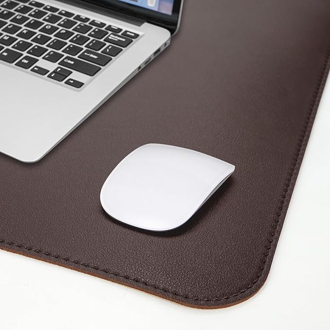 AFIING Cork Desk Mat 55" x 17", Dual-Sided Natural Cork & PU Leather Desk Pad - Image 4