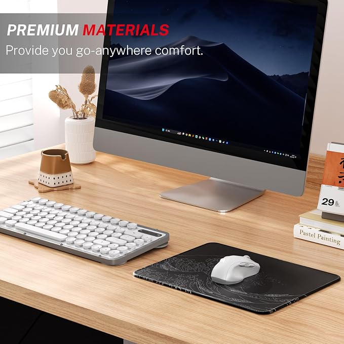 MROCO Essential Office & Gaming Mouse Pad, 8.5 x 11 Inch, Kanagawa Wave | - Image 6