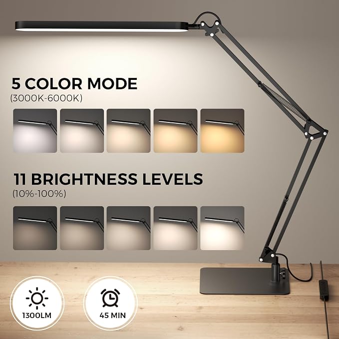 SKYLEO LED Desk Lamp with Slim Base - Image 2