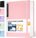 Sooez Art Portfolio 9"x12", 72 Pockets Large Portfolio Folder Display 144 Pages by Sooez