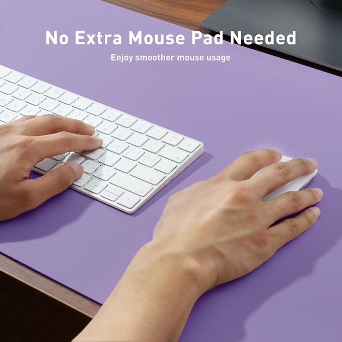 Aothia Faux Leather Desk Mat | Creates One Clean Surface - Image 4