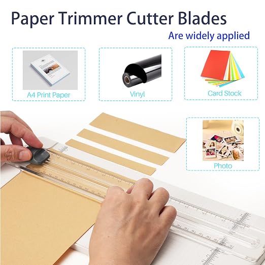 Paper Cutter Replacement Blade for Portable Trimer 12” 13” Roller Holder Cutter - Image 5