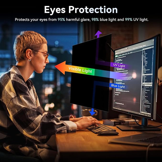 24 Inch Computer Privacy Screen Filter - Image 4
