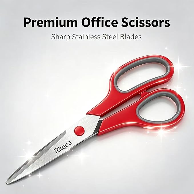 Scissors Set of 6 Pack, High/Middle Student Teacher, Right/Left Handle - Image 8