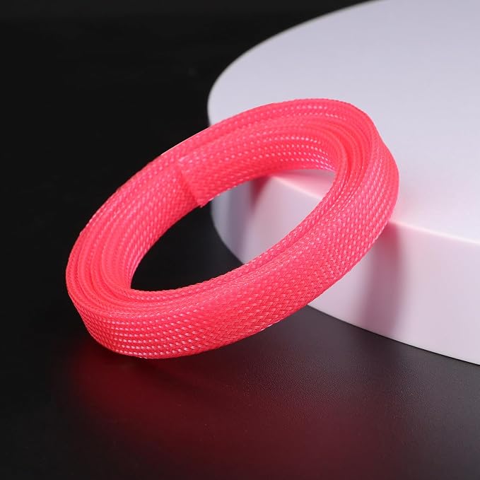 25ft PET Expandable Braided Cable Sleeve 3/8inch Pet Braided Cable Sleeve - Image 3