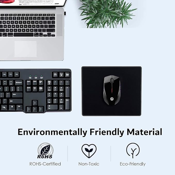 SaiTech IT 5 Pack Waterproof Mouse Pad, 8.66x7.1 inch, non-slip rubber - Image 7