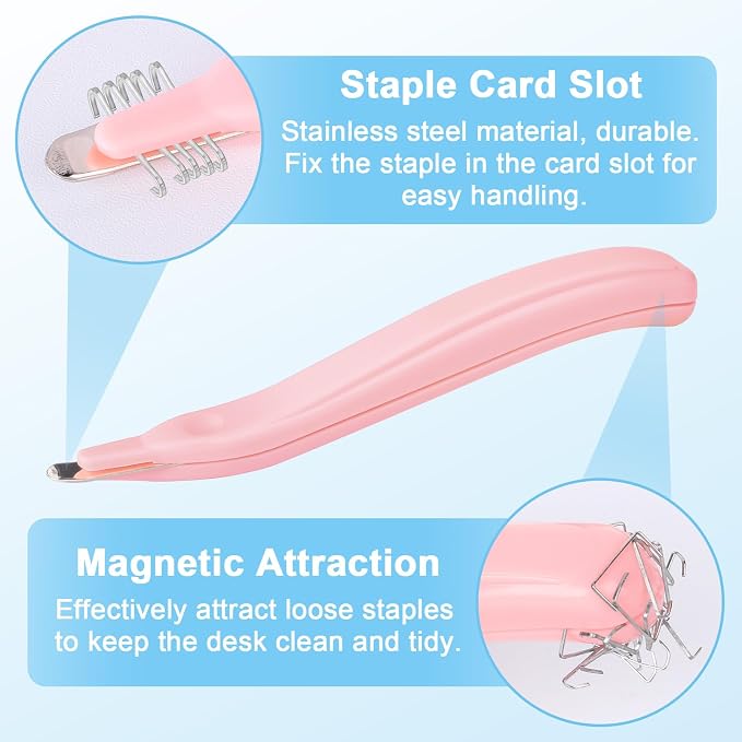 6 Pack Magnetic Staple Remover Tools, Professional Stapler Removers Staple - Image 5