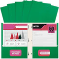 Better Office Products Green Paper 2 Pocket Folders by BetterOfficeProducts