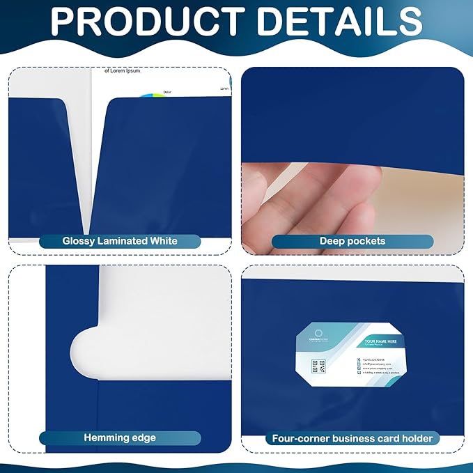 Yeaqee 200 Pack Folders Bulk - Image 3