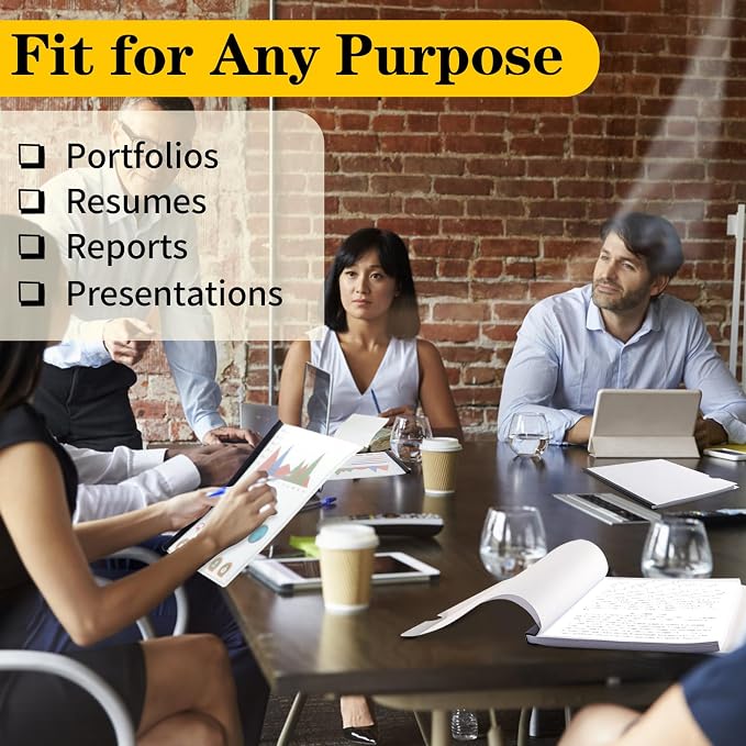 Report Covers with Sliding Bar, Resume Covers Presentation Folders File - Image 7