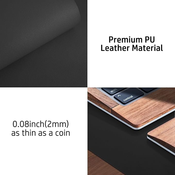 Aothia Non-Slip Waterproof PU Leather Desk Pad Protector - Image 7