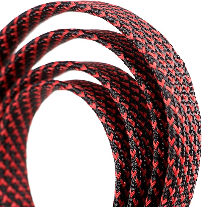 25ft PET Expandable Braided Cable Sleeve 1/6inch Pet Braided Cable Sleeve - Image 2