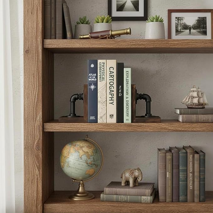 MyGift Book Ends Decorative, Bookends - Image 2