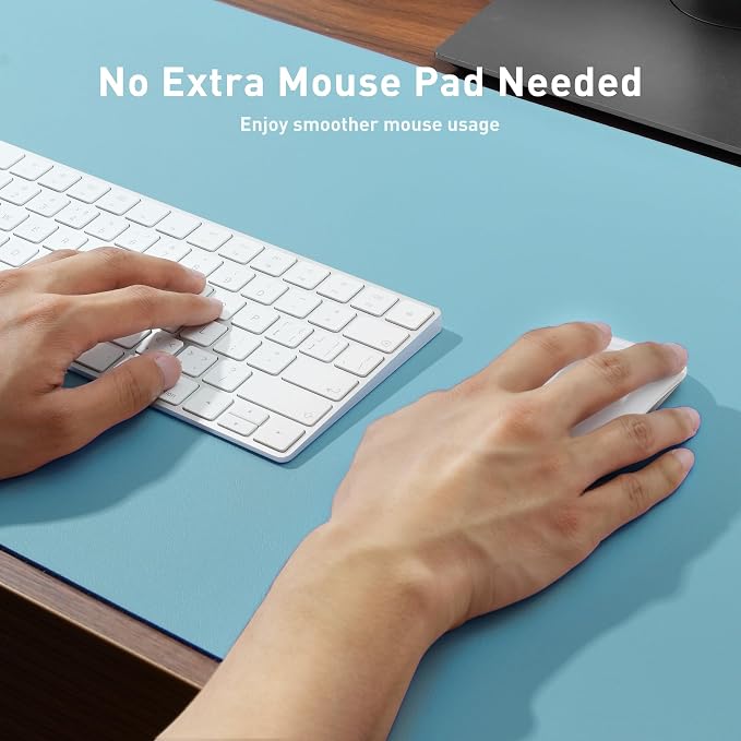 Aothia Large PU Leather Desk Pad Protector – Non-Slip Mouse Pad & Writing Mat - Image 5