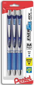 Pentel EnerGel Deluxe RTX Gel Ink Pens, 0.7 Millimeter Metal Tip by PentelofAmerica