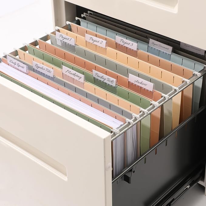 SUNEE Hanging File Folders, Pastel Colors - Image 7