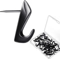 Hotop 15 Pieces 20 Lbs Pin Hooks Push pin Hangers Metal Hooks Picture Hanging by HOTOP
