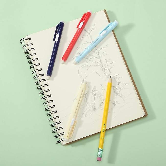Mr. Pen- Retractable Mechanical Eraser Pens, 4 Pack, Vibrant Colors | - Image 6