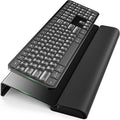 Compact Keyboard Stand w/Silicone Wrist Rest & 3-Level Height Adjustment by KlearlookMaximizedClarity