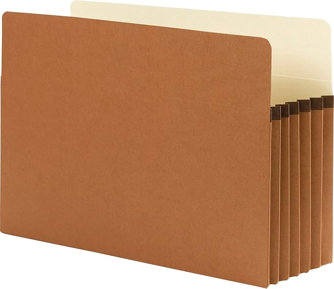 Smead File Pocket, Straight-Cut Tab, 5-1/4" Expansion, Legal Size, 10 per Box - Image 3