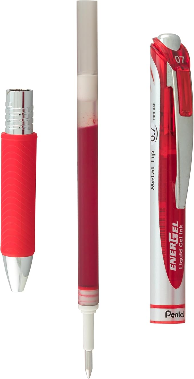 Pentel EnerGel RTX Retractable Liquid Gel Pen, Medium Line, Metal Tip - Image 5