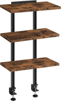 MAHANCRIS Clamp On Desk Organizer, 3-Tier Desktop Bookshelf, Adjustable Desk by MAHANCRIS