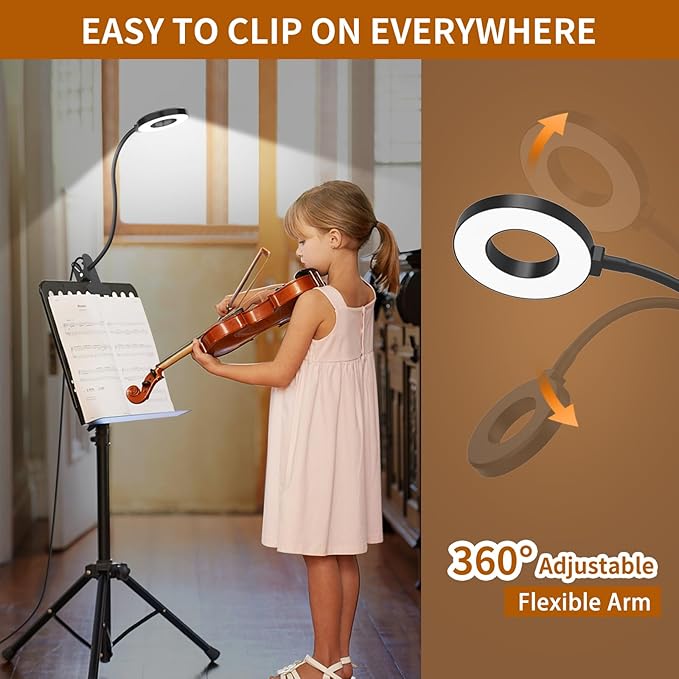 iZELL Desk Lamp, LED Reading Light - Image 5