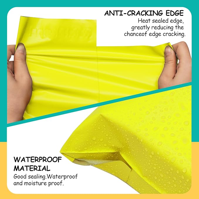 Poly Mailers 10x13 Inch 25 Pcs, Tear Resistant and Waterproof Mailing Envelopes - Image 4