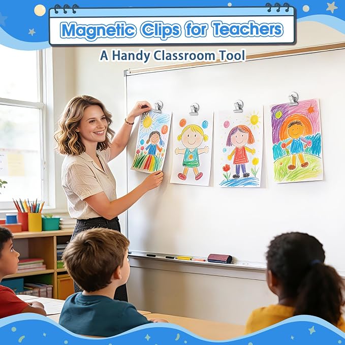 Grtard 20 Pack Magnetic Clips Heavy Duty, Magnet Clips - Image 4