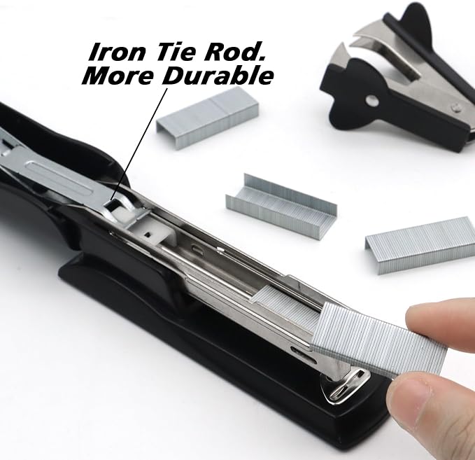 Black Office Stapler, 25 Sheet Capacity - Image 3