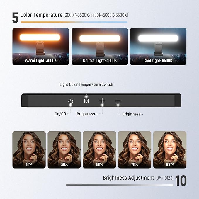 NEEWER Basics 6W Monitor Light Bar - Image 4
