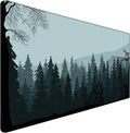 Mouse Pad Forest Background Pattern, Large Mouse Pad by Jovlio