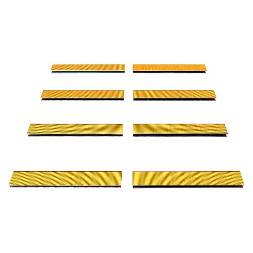 18 Gauge 1/4" Narrow Crown Staples 3/4" Leg Galvanized 5000 Pack by SimCos