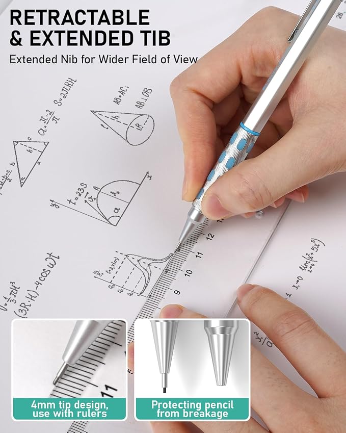 Nicpro Blocky Gear Art Mechanical Pencil Set - Image 4