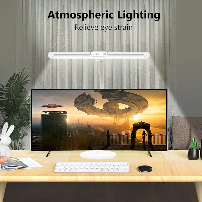 Micomlan Architect Desk Lamp for Home Office, 24W Adjustable Led Desk Light - Image 3