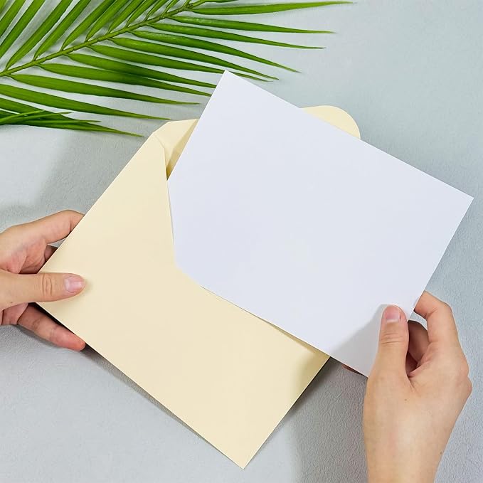 200 PCS Cream Colorful A7 Envelopes - Image 7