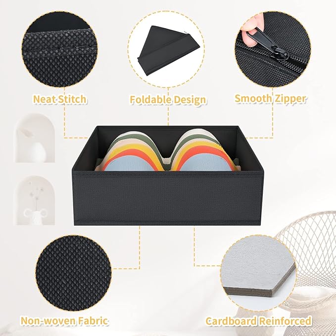 DIMJ Drawer Organizer Clothes 6 Pack - Image 3